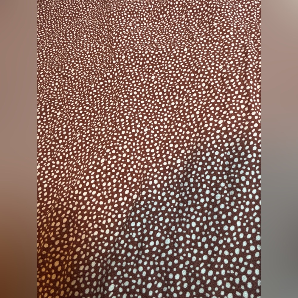 Abercrombie & Fitch Vintage Abercrombie & Fitch Women's Polka Slide Slit Dress - Picture 13 of 15